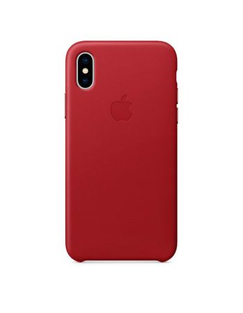 Чехол для iPhone Apple iPhone X Leather Case RED